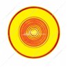 UP37016-9 LED 2.5" Round GloLight (Clearance/Marker) - Amber LED/Amber Lens