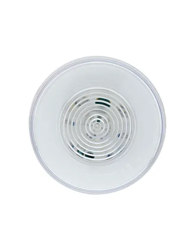 UP37019-9 LED 2.5" Round GloLight (Clearance/Marker) - Red LED/Clear Lens