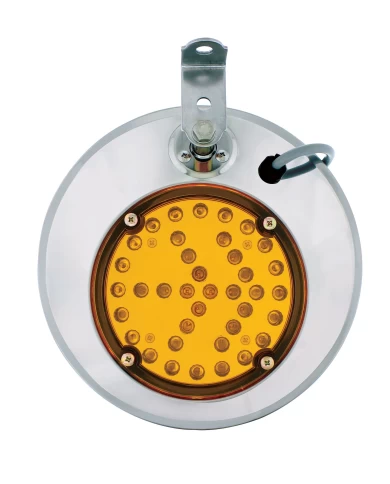 (BOX) STAINLESS STEEL 8 1/2" CONVEX MIRROR WITH LED - DRIVER (BOX) STAINLESS STEEL 8 1/2" CONVEX MIRROR WITH LED - DRIVER