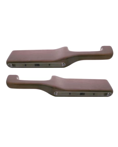 (2/BOX) WOOD PETERBILT ARMREST W/ LED CUTOUT (2/BOX) WOOD PETERBILT ARMREST W/ LED CUTOUT