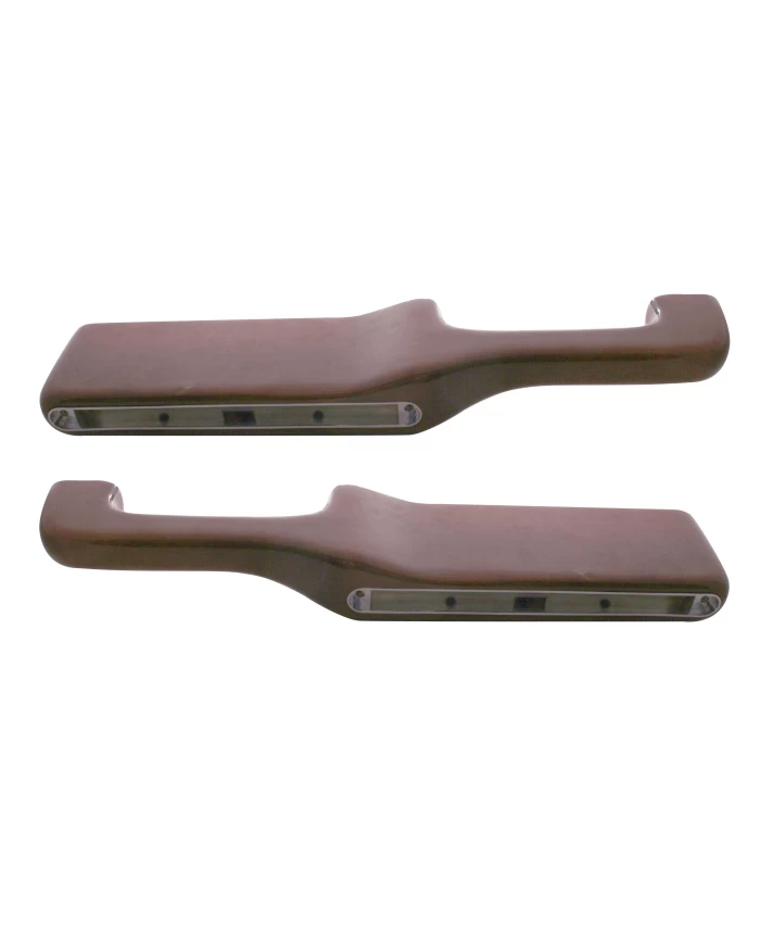 (2/BOX) WOOD PETERBILT ARMREST W/ LED CUTOUT