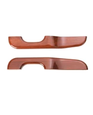 (2/BOX) HAND CRAFTED WOOD 2001 & OLDER PETERBILT REVERSED ARMREST