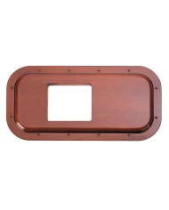 (BOX) HAND CRAFTED WOOD PETERBILT SHIFT PLATE - 2005+ PETERBILT