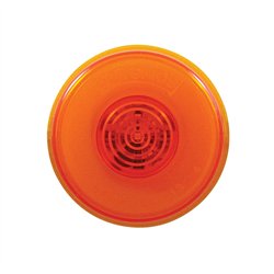 UP37035-6 LED 2" Round GloLight (Clearance/Marker) - Amber LED/Amber Lens