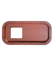 (BOX) HAND CRAFTED WOOD PETERBILT SHIFT PLATE - 4 3/4" x 4 3/4" OPENING (BOX) HAND CRAFTED WOOD PETERBILT SHIFT PLATE - 4 3/4" x 4 3/4" OPENING