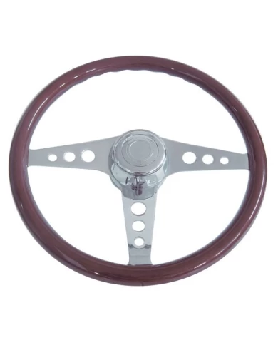 (BOX) 18" GT CHROME SPOKE STEERING WHEEL - FITS FREIGHTLINER 1989~JULY 2006