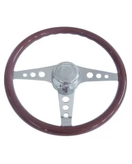 (BOX) 18" GT CHROME SPOKE STEERING WHEEL - FITS FREIGHTLINER 1989~JULY 2006