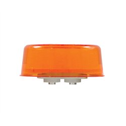 UP37035-6 LED 2" Round GloLight (Clearance/Marker) - Amber LED/Amber Lens