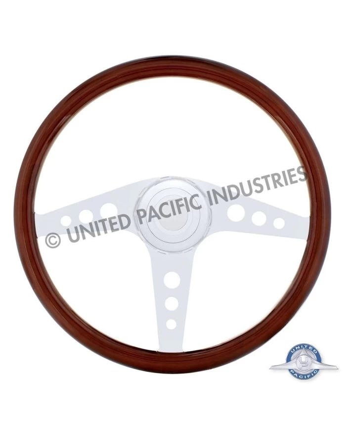 (BOX) 18" GT CHROME SPOKE STEERING WHEEL - PB 1998-2005 / KW 2001-2002