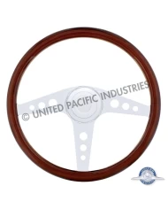 (BOX) 18" GT CHROME SPOKE STEERING WHEEL - PB 1998-2005 / KW 2001-2002