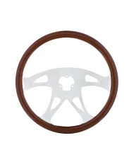 (BOX) 18" CHROME STEERING WHEEL - 4 SPOKE "BOSS" STEERING WHEEL (BOX) 18" CHROME STEERING WHEEL - 4 SPOKE "BOSS" STEERING WHEEL