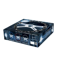 (CBOX) 18" SKULL STEERING WHEEL - RED (CBOX) 18" SKULL STEERING WHEEL - RED