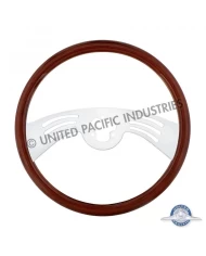 (CBOX) 18" CHROME STEERING WHEEL - 2 SPOKE (CBOX) 18" CHROME STEERING WHEEL - 2 SPOKE