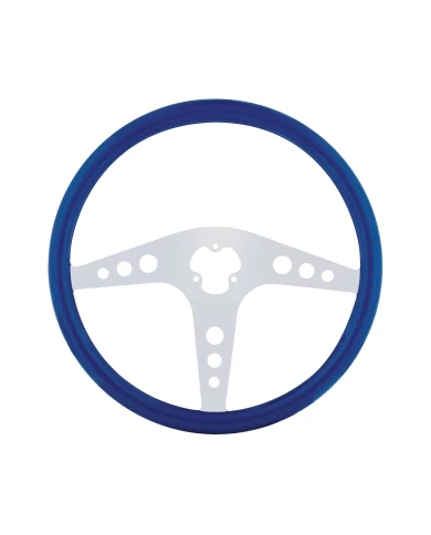 (CBOX) 18" STEERING WHEEL - GT BLUE (CBOX) 18" STEERING WHEEL - GT BLUE