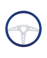 (CBOX) 18" STEERING WHEEL - GT BLUE