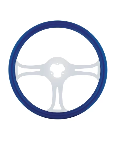 (CBOX) 18" STEERING WHEEL - BLADE BLUE (CBOX) 18" STEERING WHEEL - BLADE BLUE