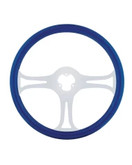 (CBOX) 18" STEERING WHEEL - BLADE BLUE