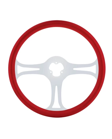 (CBOX) 18" STEERING WHEEL - BLADE RED (CBOX) 18" STEERING WHEEL - BLADE RED