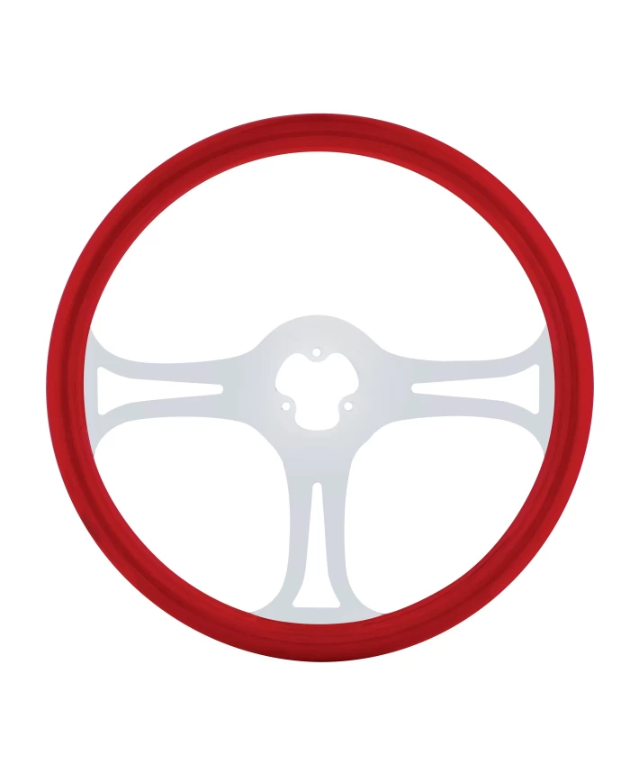(CBOX) 18" STEERING WHEEL - BLADE RED