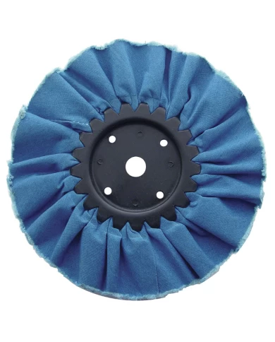 (CARD) 8" BLUE TREATED AIRWAY BUFF - - 16 PLY, 5/8" & 1/2" ARBOR (CARD) 8" BLUE TREATED AIRWAY BUFF - - 16 PLY, 5/8" & 1/2" ARBOR
