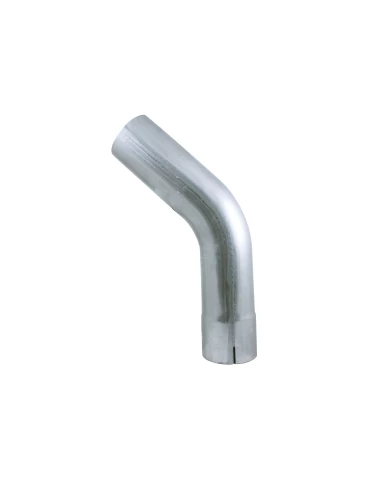 (BULK) ALUMINUM 45 ANGLED EXPENDED ELBOW, 4" I.DIA., 4" O.DIA. - 9" X 9" DIAMETER