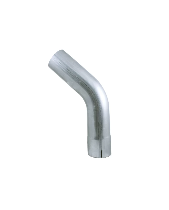 (BULK) ALUMINUM 45 ANGLED EXPENDED ELBOW, 4" I.DIA., 4" O.DIA. - 9" X 9" DIAMETER
