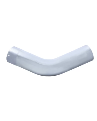 (BULK) ALUMINUM 45 ANGLED EXPENDED ELBOW, 6" I.DIA., 6" O.DIA. - 15" X 15" DIAMETER