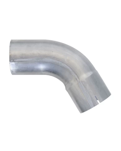 (BULK) ALUMINUM 60 EXHAUST 5" EXPANDED ELBOW, 5" I.DIA., 5" O.DIA. - 10" X 10"