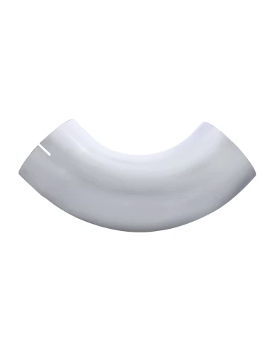 (BULK) ALUMINUM 90 EXHAUST 6" EXPANDED ELBOW, 6" I.DIA., 6" O.DIA. - 13" X 13"