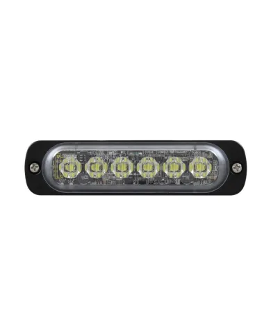UP37045B-6 High Power LED Super Thin Directional Warning Light - White LED (Bulk)