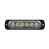 UP37045B-6 High Power LED Super Thin Directional Warning Light - White LED (Bulk)