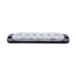 UP37045B-6 High Power LED Super Thin Directional Warning Light - White LED (Bulk)