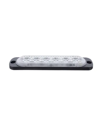 UP37045B-6 High Power LED Super Thin Directional Warning Light - White LED (Bulk)
