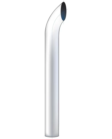 (BULK) CURVED EXHAUST, 6" DIA., 120" L (BULK) CURVED EXHAUST, 6" DIA., 120" L