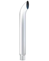 (BULK) CURVED EXHAUST, REDUCING 7"-5" O.DIA., BOTTOM, 60"L (BULK) CURVED EXHAUST, REDUCING 7"-5" O.DIA., BOTTOM, 60"L