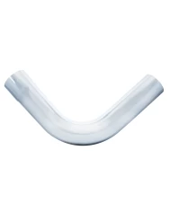 (BULK) CHROME 90 ANGLED EXPENDED ELBOW, 4" I.DIA., 4" O.DIA. - 18" X 18" DIAMETER