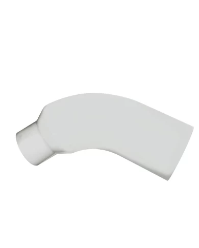 (BULK) CHROME PETERBILT 379 EXHAUST ELBOW REPLACEMENT, 58 ANGLED, REDUCING 7"-5" O.DIA.