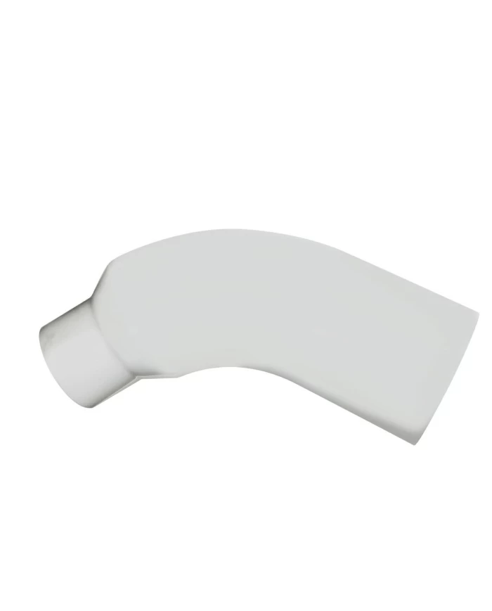 (BULK) CHROME PETERBILT 379 EXHAUST ELBOW REPLACEMENT, 58 ANGLED, REDUCING 7"-5" O.DIA.