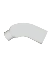 (BULK) CHROME PETERBILT 379 EXHAUST ELBOW REPLACEMENT, 58 ANGLED, REDUCING 7"-5" O.DIA.