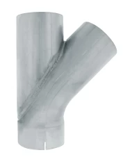 (BULK) ALUMINIZED UNIVERSAL 45 DEGREE Y PIPE - 5" DIA., 13" L (BULK) ALUMINIZED UNIVERSAL 45 DEGREE Y PIPE - 5" DIA., 13" L