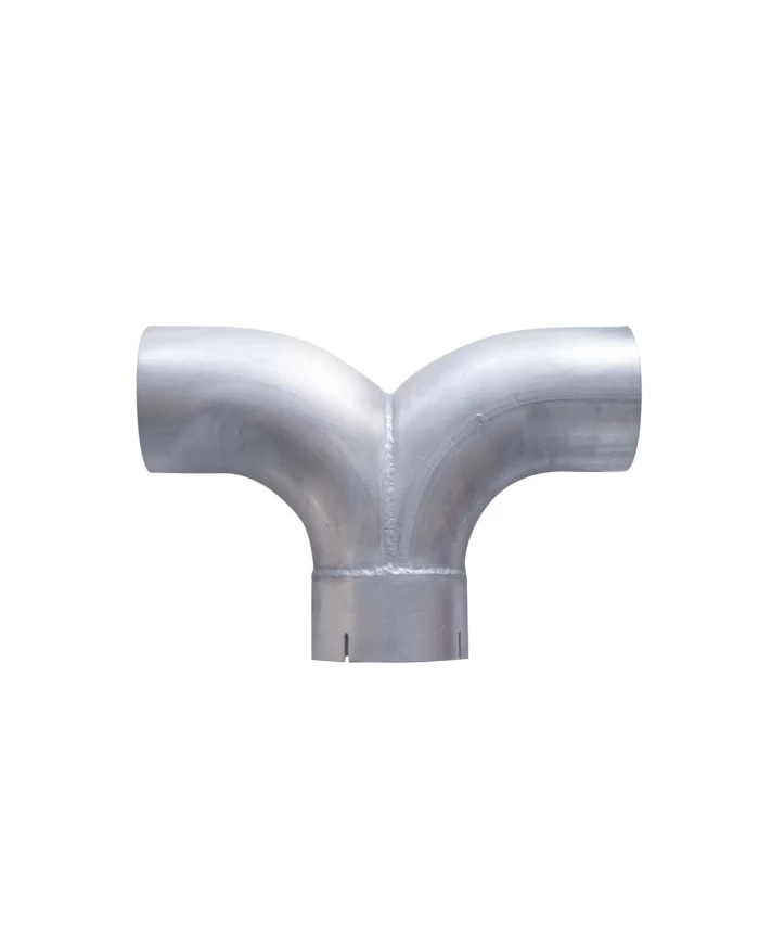 (BULK) ALUMINIZED UNIVERSAL 5" Y PIPE - 16" WIDTH X 11" LENGTH (BULK) ALUMINIZED UNIVERSAL 5" Y PIPE - 16" WIDTH X 11" LENGTH