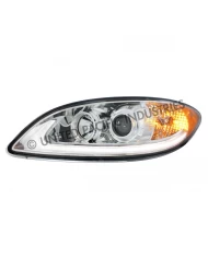 UP31179 - Chrome Projection Headlight With LED Light Bar For 2006-2017 International Prostar - Driver UP31179 - Chrome Projection Headlight With LED Light Bar For 2006-2017 International Prostar - Driver