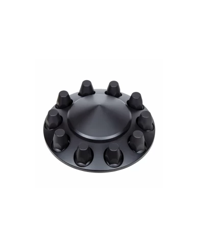 UP10339 - Matte Black Pointed Front Axle Cover With 33mm Thread-on Nut Cover UP10339 - Matte Black Pointed Front Axle Cover With 33mm Thread-on Nut Cover