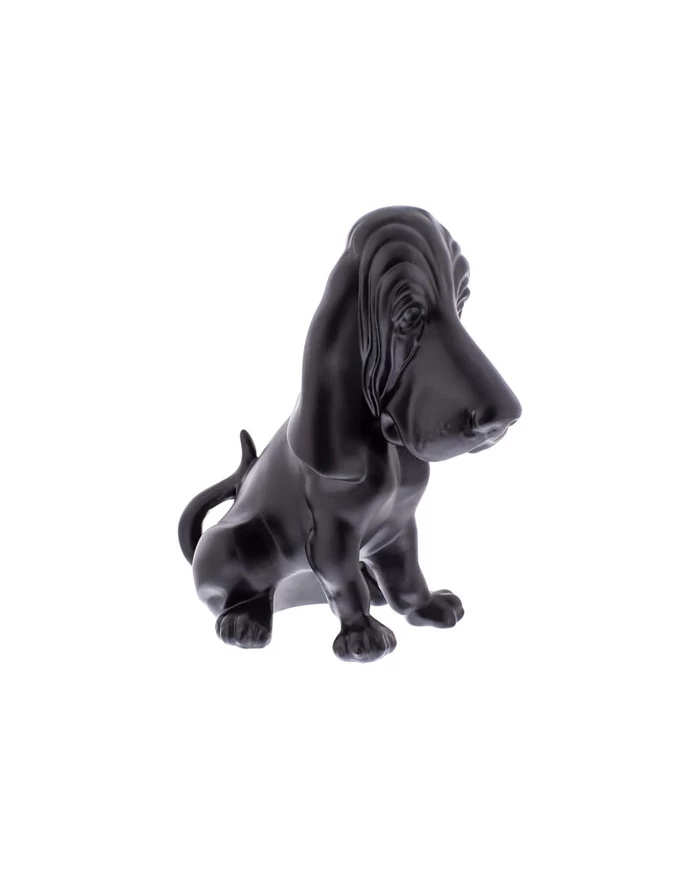 UP72053 - Matte Black Bassett Hound Ornament UP72053 - Matte Black Bassett Hound Ornament