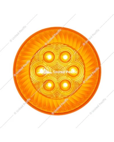 UP39215 - 16 LED 4" Round Turbine Light (Turn Signal) - Amber LED/Amber Lens UP39215 - 16 LED 4" Round Turbine Light (Turn Signal) - Amber LED/Amber Lens