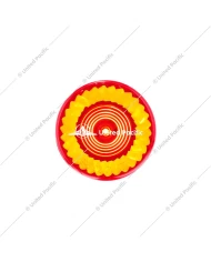 UP39223 - 7 LED 2" Round Turbine Light (Clearance/Marker) - Red LED/Red Lens UP39223 - 7 LED 2" Round Turbine Light (Clearance/Marker) - Red LED/Red Lens