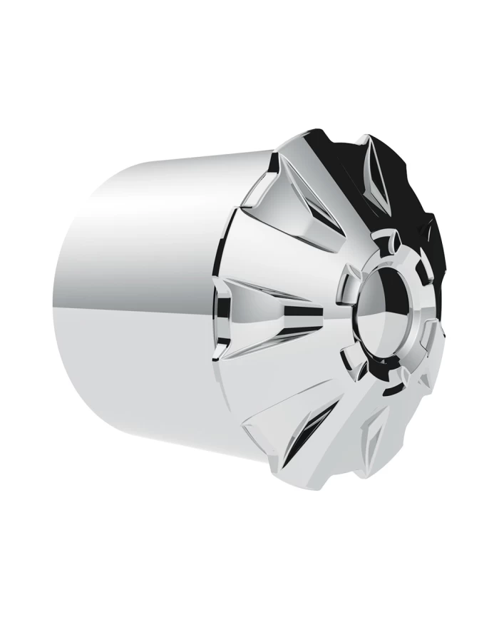 CR. PL. POINTED NUT CVR W/ FLANGE, 1/2" OR 13M/MX13/16" CR. PL. POINTED NUT CVR W/ FLANGE, 1/2" OR 13M/MX13/16"