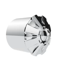 CR. PL. POINTED NUT CVR W/ FLANGE, 1/2" OR 13M/MX13/16" CR. PL. POINTED NUT CVR W/ FLANGE, 1/2" OR 13M/MX13/16"