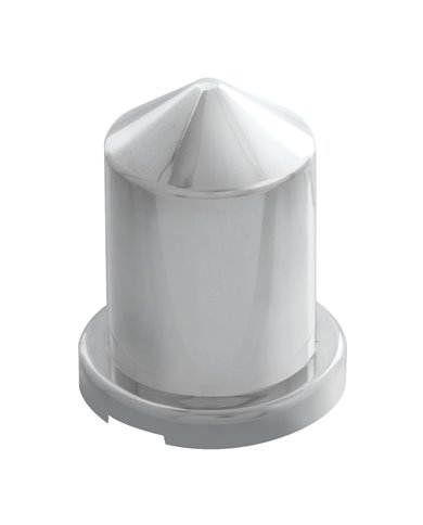 CR. PLASTIC 13/16" X 1-9/16"H POINTED ROUND NUT COVER CR. PLASTIC 13/16" X 1-9/16"H POINTED ROUND NUT COVER