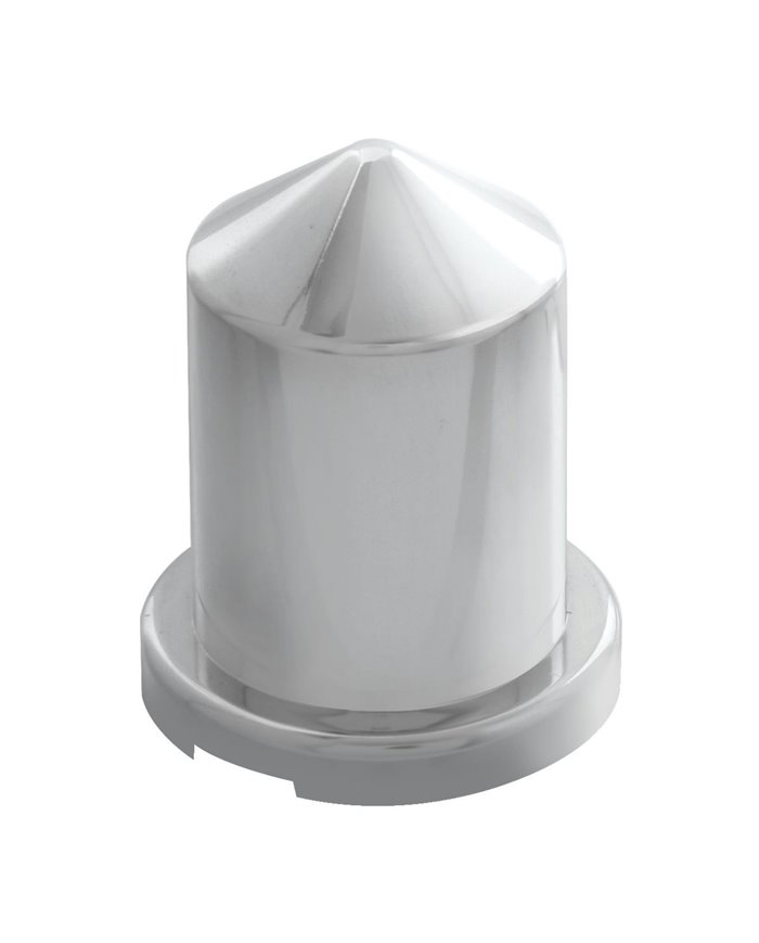 CR. PLASTIC 13/16" X 1-9/16"H POINTED ROUND NUT COVER